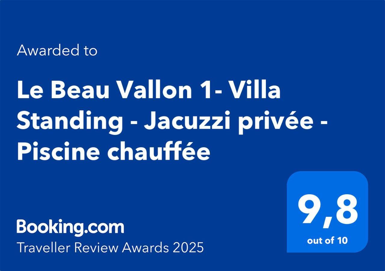Le Beau Vallon 1- Jacuzzi Privatif Et Piscine Chauffee Partagee Сен-Бенуа Екстер'єр фото